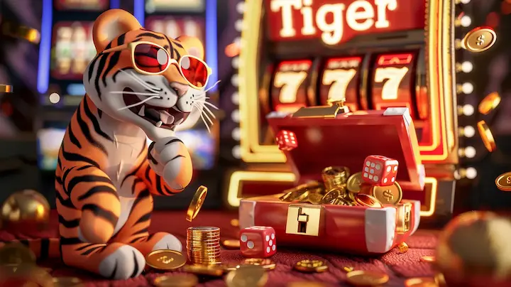 DOBROWIN Fortune Tiger slot de tema asiático