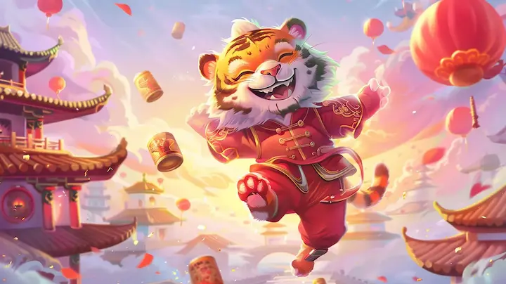DOBROWIN Fortune Tiger animação do tigre da fortuna